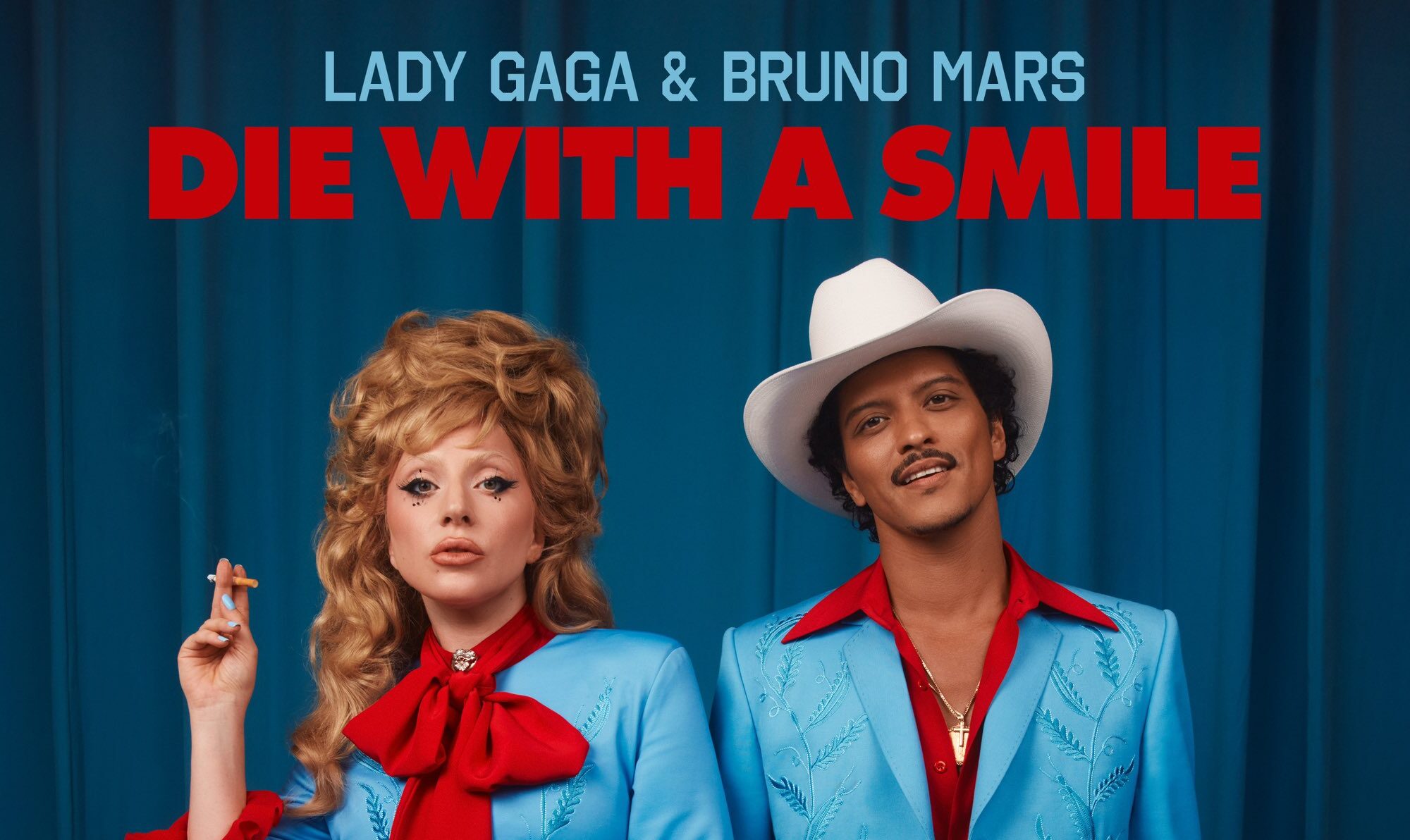 Lady Gaga y Bruno Mars unen sus voces en "Die with a Smile"